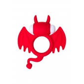 Красное эрекционное кольцо на пенис JOS COCKY DEVIL - JOS - в Шахтах купить с доставкой
