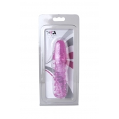 Розовая насадка с нежными шипами - 13,5 см. - Toyfa Basic - в Шахтах купить с доставкой