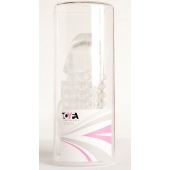 Гелевая прозрачная насадка с 2 отростками - 13 см. - Toyfa Basic - в Шахтах купить с доставкой