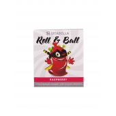 Стимулирующий презерватив-насадка Roll   Ball Raspberry - Sitabella - купить с доставкой в Шахтах