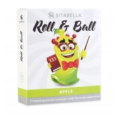 Стимулирующий презерватив-насадка Roll   Ball Apple - Sitabella - купить с доставкой в Шахтах