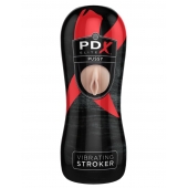 Мастурбатор-вагина Vibrating Pussy Stroker с вибрацией - Pipedream - в Шахтах купить с доставкой