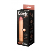 Телесная насадка-удлинитель из неоскин - 19,5 см. - LOVETOY (А-Полимер) - в Шахтах купить с доставкой