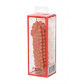 Телесная насадка на фаллос с бугорками KOKOS Extreme Sleeve 10 - 15,8 см. - KOKOS - в Шахтах купить с доставкой