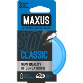 Классические презервативы в железном кейсе MAXUS Classic - 3 шт. - Maxus - купить с доставкой в Шахтах