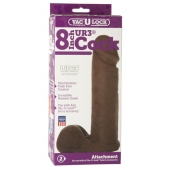 Насадка-реалистик Vac-U-Lock 8  ULTRASKYN Cock - 20,6 см. - Doc Johnson - купить с доставкой в Шахтах