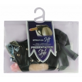Черный пояс-трусики с двумя насадками Soft-Dolli - 16,5 и 10,5 см. - LOVETOY (А-Полимер) - купить с доставкой в Шахтах