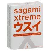 Ультратонкие презервативы Sagami Xtreme SUPERTHIN - 3 шт. - Sagami - купить с доставкой в Шахтах