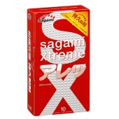 Утолщенные презервативы Sagami Xtreme Feel Long с точками - 10 шт. - Sagami - купить с доставкой в Шахтах