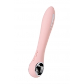 Розовый силиконовый вибратор с электростимуляцией GALVANI VIBE - 21 см. - ToyFa - купить с доставкой в Шахтах