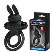 Черное эрекционное кольцо с вибростимуляцией клитора Vibrant Penis Ring III - Baile - в Шахтах купить с доставкой