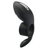 Черное кольцо на пенис с вибрацией Vibration Penis Sleeve - Baile - в Шахтах купить с доставкой