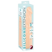 Телесная насадка-удлинитель Silicone Extension - 19 см. - Orion - в Шахтах купить с доставкой