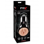 Телесный вибромастурбатор-вагина Cock Compressor Vibrating Stroker - Pipedream - в Шахтах купить с доставкой