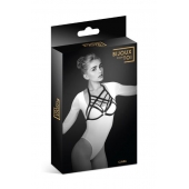 Черная упряжь на грудь Clara - Bijoux Pour Toi - купить с доставкой в Шахтах