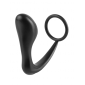 Эрекционное кольцо с анальной пробкой Ass-Gasm Cockring Plug - Pipedream - в Шахтах купить с доставкой
