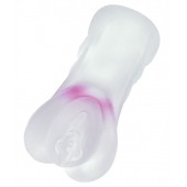 Прозрачный реалистичный мастурбатор Juicy Pussy Crystal Rose - ToyFa - в Шахтах купить с доставкой