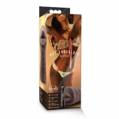 Коричневый мастурбатор-ротик Heather - Blush Novelties - в Шахтах купить с доставкой