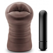 Коричневый мастурбатор-ротик Renee - Blush Novelties - в Шахтах купить с доставкой