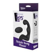 Черный вибромассажер простаты REMOTE BOOTY PLEASER - Dream Toys - в Шахтах купить с доставкой