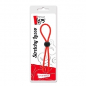 Красное эрекционное лассо с одной бусиной-утяжкой STRETCHY THIN LASSO - Dream Toys - в Шахтах купить с доставкой