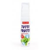 Гель-смазка Tutti-frutti со вкусом сладкой мяты - 30 гр. - Биоритм - купить с доставкой в Шахтах