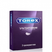 Презервативы Torex  Ультратонкие  - 3 шт. - Torex - купить с доставкой в Шахтах