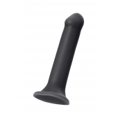 Черный фаллос на присоске Silicone Bendable Dildo XL - 20 см. - Strap-on-me - купить с доставкой в Шахтах