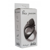 Черное эрекционное виброкольцо Pure Passion Midnight - Lola Games - в Шахтах купить с доставкой