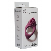 Бордовое эрекционное виброкольцо Pure Passion Midnight - Lola Games - в Шахтах купить с доставкой