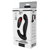 Черный вибромассажер простаты SWIRLING P-PLEASER - Dream Toys - в Шахтах купить с доставкой