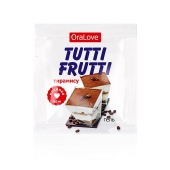 Пробник гель-смазки Tutti-frutti со вкусом тирамису - 4 гр. - Биоритм - купить с доставкой в Шахтах