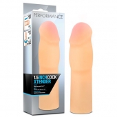 Телесная насадка-удлинитель на пенис PERFORMANCE 1.5INCH COCK XTENDER - 16 см. - Blush Novelties - в Шахтах купить с доставкой