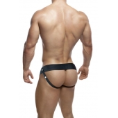 Черный мужской страпон DR. SKIN 6INCH HOLLOW STRAP ON - 16 см. - Blush Novelties - купить с доставкой в Шахтах