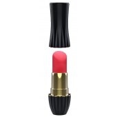 Клиторальный стимулятор-помада LIPSTICK - 9,3 см. - Dream Toys - купить с доставкой в Шахтах