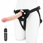 Регулируемые трусики с вибрирующей насадкой - 21 см. - Lux Fetish - купить с доставкой в Шахтах
