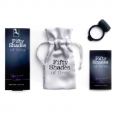 Темно-серое эрекционное кольцо Vibrating Love Ring с вибрацией - Fifty Shades of Grey - в Шахтах купить с доставкой