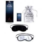 Набор из двух масок на глаза Soft Blindfold Twin Pack - Fifty Shades of Grey - купить с доставкой в Шахтах