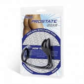 Стимулятор простаты с фиксацией эрекционным кольцом Prostate Gear - BlueLine - в Шахтах купить с доставкой