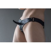 Черные трусики Better с анальной насадкой - 8 см. - Lola Games - купить с доставкой в Шахтах