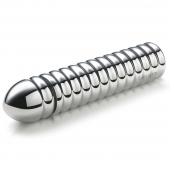 Рельефный фаллос для интенсивного электросекса Groovey George - 20 см. - MyStim - купить с доставкой в Шахтах