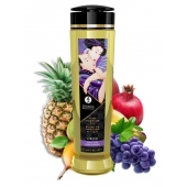 Массажное масло Libido Exotic Fruits с ароматом экзотических фруктов - 240 мл. - Shunga - купить с доставкой в Шахтах