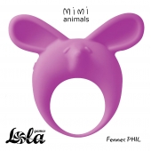 Фиолетовое эрекционное кольцо Fennec Phil - Lola Games - в Шахтах купить с доставкой
