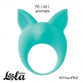 Зеленое эрекционное кольцо Kitten Kyle - Lola Games - в Шахтах купить с доставкой