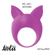Фиолетовое эрекционное кольцо Kitten Kyle - Lola Games - в Шахтах купить с доставкой