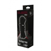 Черная веревка для шибари DELUXE BONDAGE ROPE - 5 м. - Dream Toys - купить с доставкой в Шахтах