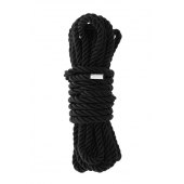 Черная веревка для шибари DELUXE BONDAGE ROPE - 5 м. - Dream Toys - купить с доставкой в Шахтах