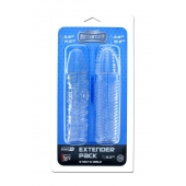 Комплект из 2 прозрачных насадок на пенис PENIS EXTENDER PACK - Dream Toys - в Шахтах купить с доставкой