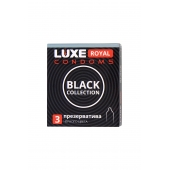 Черные презервативы LUXE Royal Black Collection - 3 шт. - Luxe - купить с доставкой в Шахтах