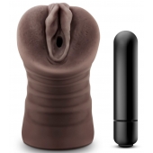 Коричневый мастурбатор-вагина Hot Chocolate Brianna - Blush Novelties - в Шахтах купить с доставкой